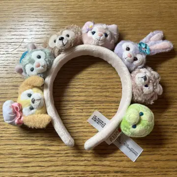 홍콩 디즈니 머리띠 더피 프렌즈