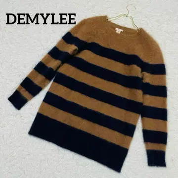 DEMYLEE 보더 니트 사이즈 XS 브라운 x 네이비 론 헤르만