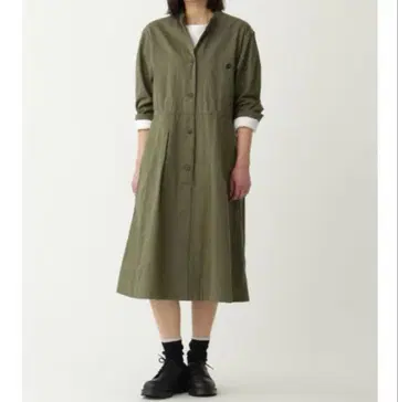 새상품급 마가렛호웰 MHL. 코튼 트윌 원피스 카키