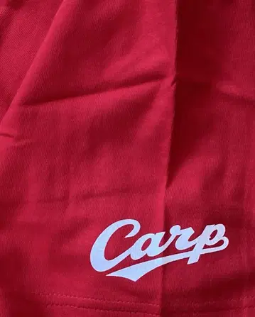 빨간색 T셔츠 L 사이즈 LOVES Carp