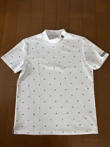 Admiral 모크넥 셔츠 화이트 골프웨어