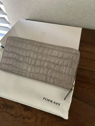 TOPKAPI COCCO VERNICE 그레이 장지갑