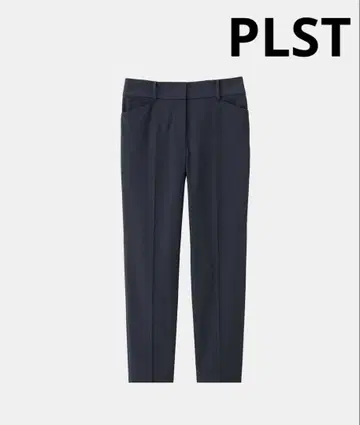 미사용 새상품 PLST 스틱 팬츠 (린넨 블렌드) 블랙 L