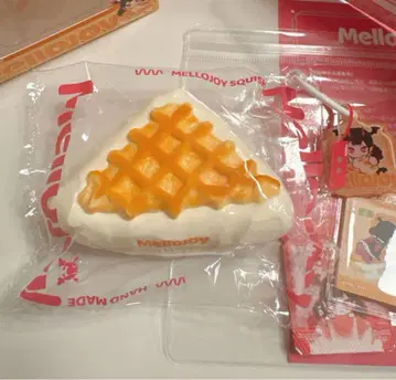 새상품 mellojoy 크림 와플 삼각