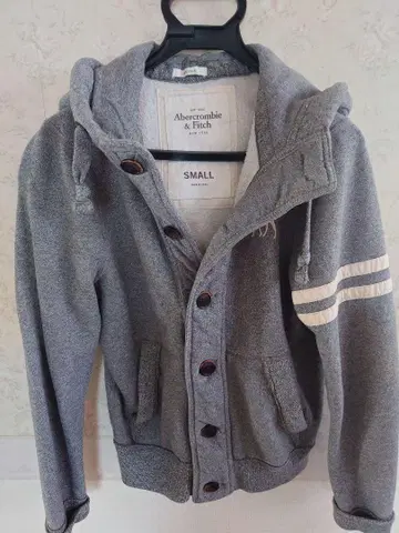 Abercrombie & Fitch 그레이 후드티 SMALL