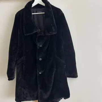 [새상품급] anKoROCK 앙코록 후리스 코트 블랙 M 남성용