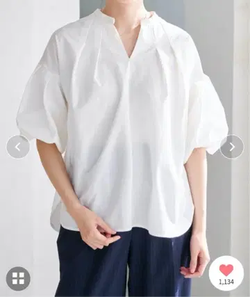 엠마 테일러 키넥트 벌룬 슬리브 블라우스