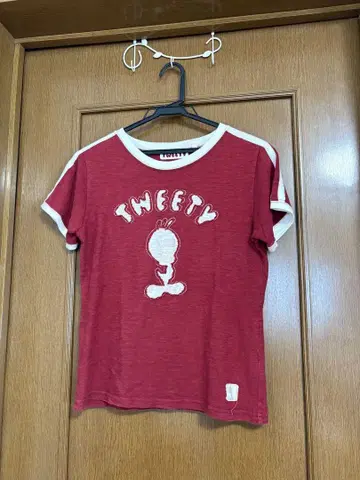 Tweety 반팔 T셔츠 빨간색