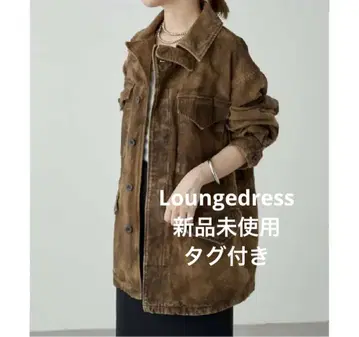[ Loungedress ] ainode hinase 가죽 라이크 블루종