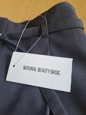 NATURAL BEAUTY BASIC 와이드 팬츠 M 그레이