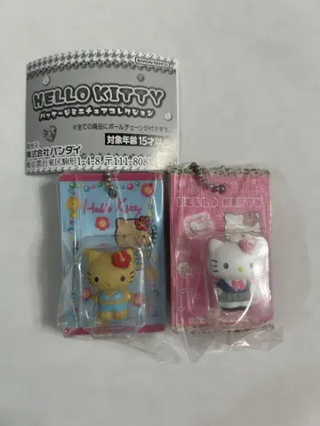 HELLO KITTY 패키지 미니어처 컬렉션 2종 세트