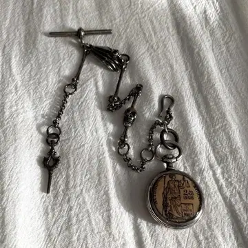SHARE SPIRIT skull chain pocket watch