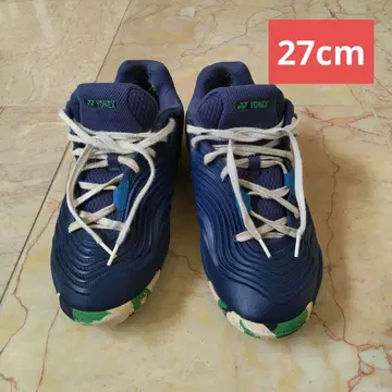 YONEX 퓨전 REV 5 옴니클레이 테니스화 27cm 네이비