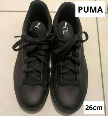 Puma 블랙 스니커즈/26cm