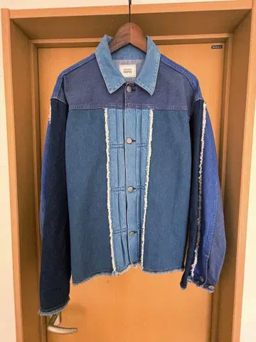 UNITED ARROWS SONS 패치워크 데님 자켓