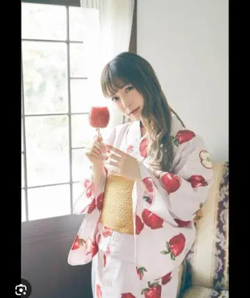 메종 드 플뢰르 사과 유카타