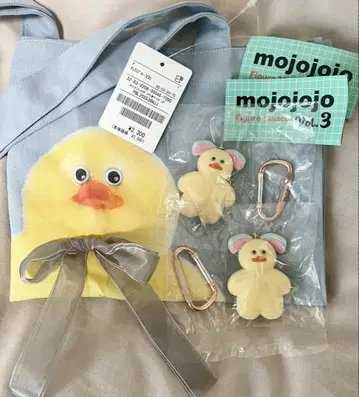 mojojojo 피규어 마스코트 토트백 히요코 3종 세트