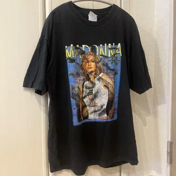 MADONNA 그래픽 T셔츠 블랙