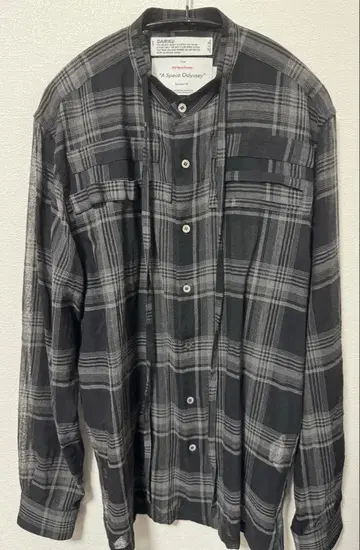 DAIRIKU Astronaut Check Tie Shirt