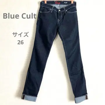 블루컬트 blue cult 26 다크 블루 스트레이트 데님