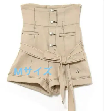 andmary Highwaist ribbon pants beige M