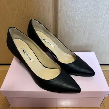 DIANA 다이애나 펌프스 힐 22.5 블랙 스무스 가죽