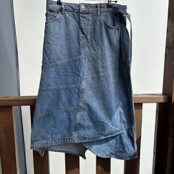 ZARA 데님 랩스커트