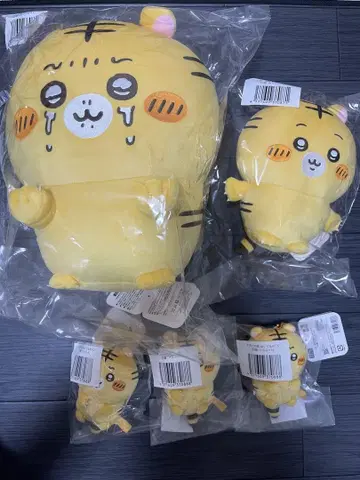 나가노의 호랑이 봉제 인형 복권 B상, C상, D상 3체 합계 6체 세트