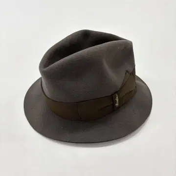 Borsalino 토끼 울 중절 파나마 햇 짙은 갈색 계열