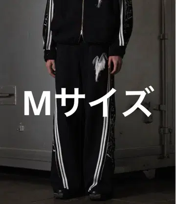 [ GRANCY ] 지퍼 디자인 슈레딩거 트랙 팬츠 블랙