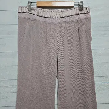 안토니오미라 얇은 핑크 와이드 팬츠 사이드 포켓 포함