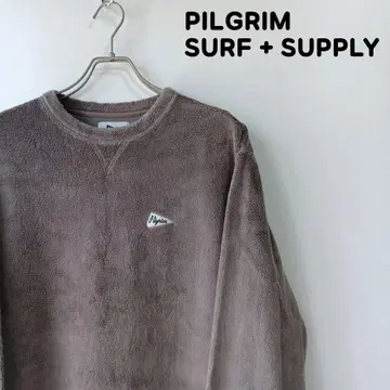 PILGRIM SURF + SUPPLY 맨투맨 플리스 페넌트 로고