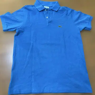 LACOSTE 파랑 피케 셔츠 사이즈 16
