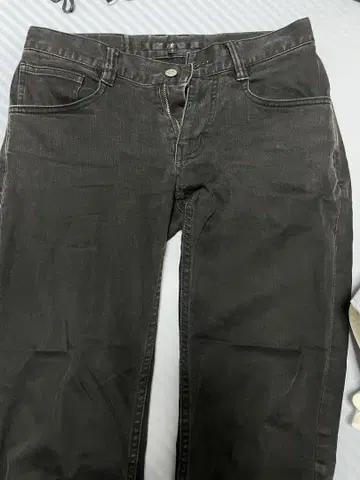 No id 블랙 데님 팬츠 사이즈 1