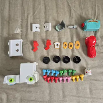 조립 DIY 나사나사 식빵맨 호빵맨 상자, 설명서 없음
