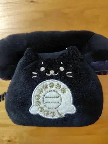시로땅 블랙 전화 마스코트 약 10.5cm