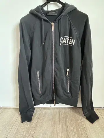 DSQUARED2 더블 지퍼 후드티 디스퀘어드 크롭