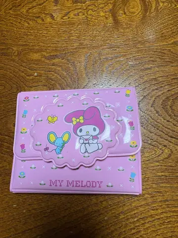 마이멜로디 카드 홀더 지갑 핑크 레트로 헤이세이 당시물