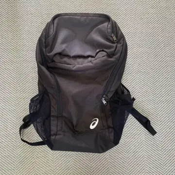ASICS 블랙 럭색/백팩