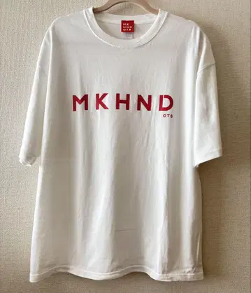 오버 더 선 MKHND OTS 화이트 T셔츠 L 사이즈