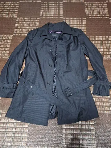 COMME CA ISM 블랙 트렌치코트 M