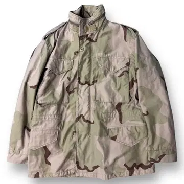 80s US ARMY M-65 필드 자켓 3C 데저트 S 실물