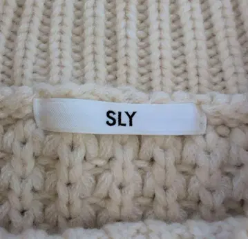 SLY 볼륨 청키 니트