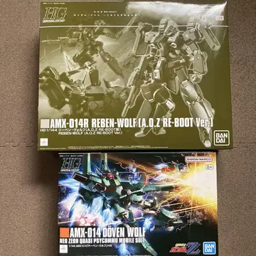 미조립 HGUC 리벤 울프 도벤 울프 총 2체 세트