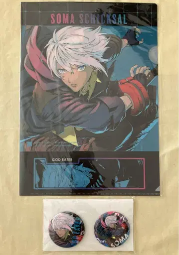 갓이터 GODEATER 소마 캔뱃지 클리어 파일