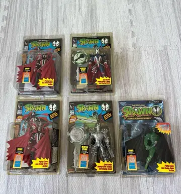 Spawn 울트라 액션 피규어 특별판 5체 세트 90년대