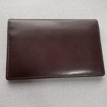 ETTINGER 브라운 가죽 명함지갑