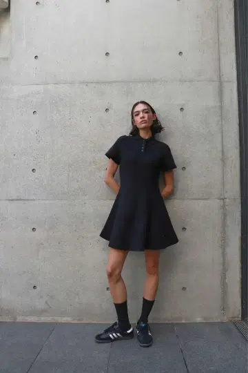 THE TOE Reims shortsleeve flare onepiece