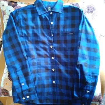 가격 인하 [mont-bell] UV컷 긴팔 셔츠 M 체크 무늬