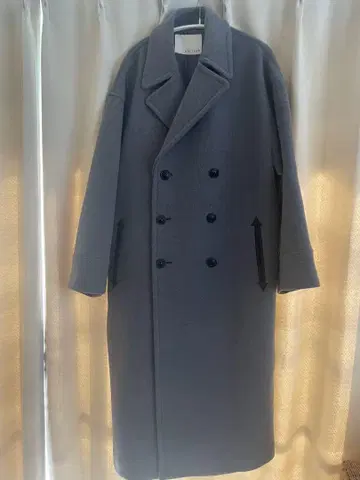 언클레이브 멜톤 P 코트 롱 코트